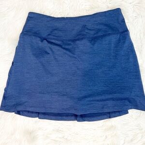 FULBELLE BLUE SPACE DYE ATHLETIC TENNIS GOLF SKORT SKIRT WOMENS SZ MEDIUM